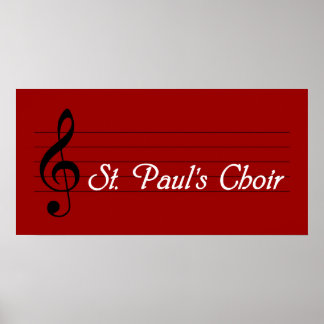 St. Paul's Choir ポスター