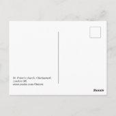 St. Perter's Church, Clerkenwell, London, Postcard ポストカード (裏面)