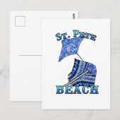 St Pete Beach Florida Vacation Tribal Stingray ポストカード (正面/裏面)