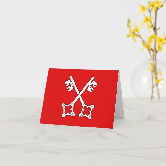 St Peter flag カード (黄色い花)