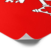 St Peter flag ポスター (角)