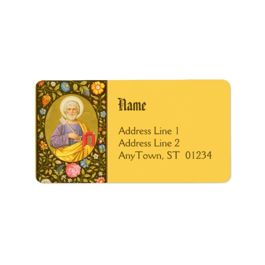 St. Peter the Apostle (PM 07) FB Add Label 2b ラベル (正面)