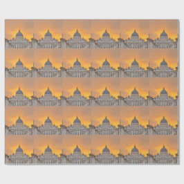 St. Peter's Basilica at Sunset, Vatican City ラッピングペーパー