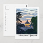 St. Peter's Basilica | Rome, Italy ポストカード (正面/裏面)