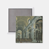 St Peters Basilica Vatican写真冷蔵庫用マグネット マグネット (正面/裏面)
