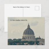St. Peter's Basilica, Vatican City ポストカード (正面/裏面)