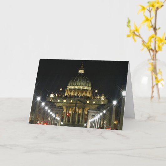 St. Peters, Via della Concilazione – カード (黄色い花)