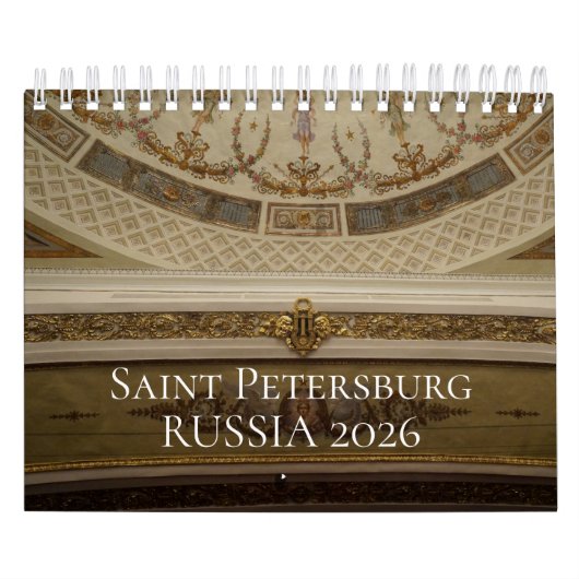 St Petersburg Calendar 2026 カレンダー (カバー)