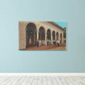 St. Petersburg, FL – ポストの外壁 キャンバスプリント (インサイチュ (ウッドフロア))