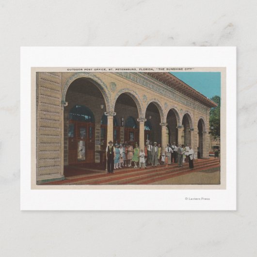 St. Petersburg, FL – ポストの外壁 ポストカード (正面)