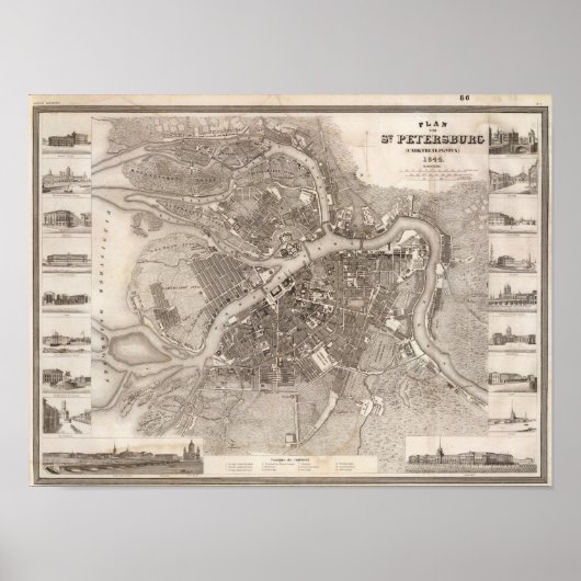 St Petersburg, Russia ポスター (正面)