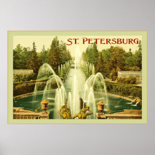 St. Petersburg ~ Vintage Travel Poster ポスター