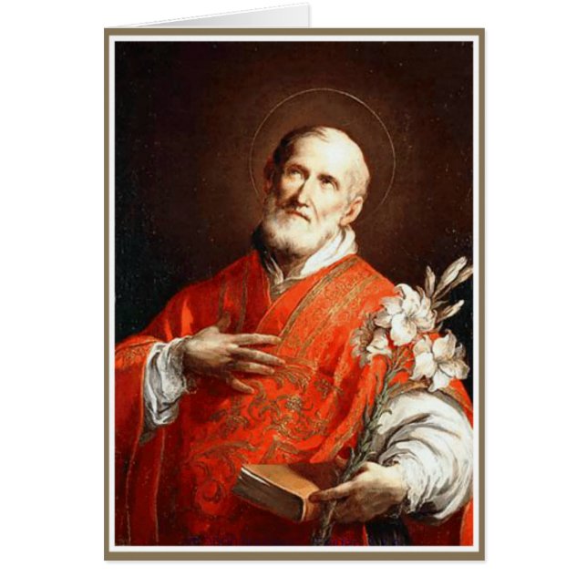 St Philip Neriユリの聖書 (正面)