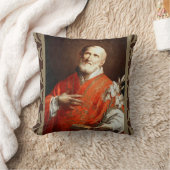 St Philip Neriユリの聖書 クッション (ブランケット)