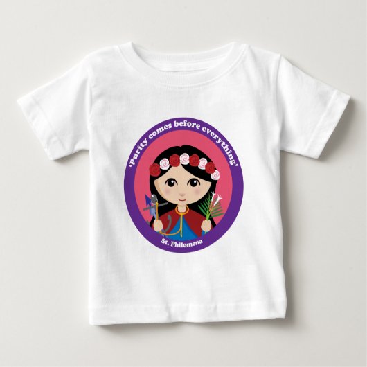 St. Philomena ベビーTシャツ (正面)
