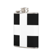 St. Piran’s flag / flag of Cornwall フラスク (左)