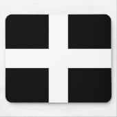 St. Piran’s flag / flag of Cornwall マウスパッド (正面)