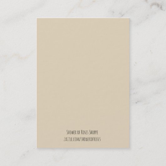 St. Pius Xの聖餐の引用文のバラの神聖なカード 名刺 (裏面)