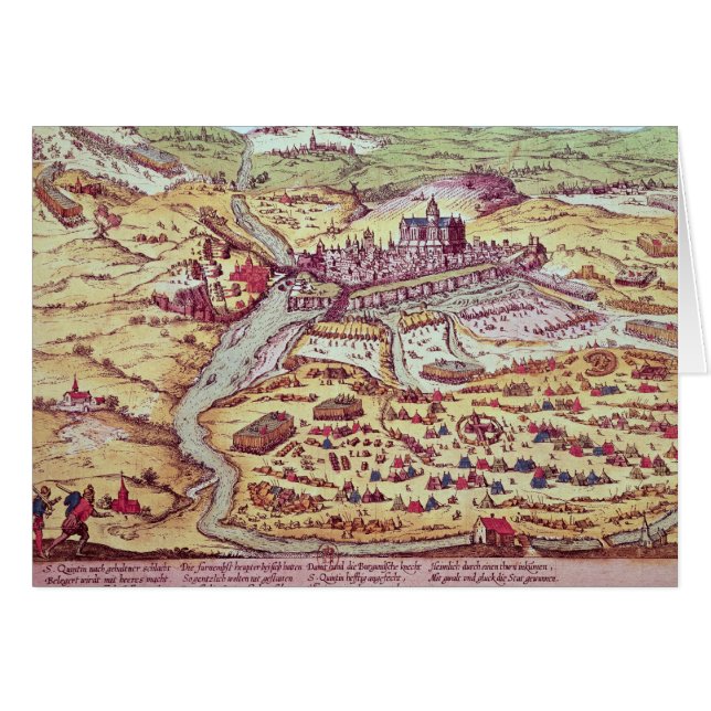St. Quentin、1557年7月27日の包囲 (正面横)