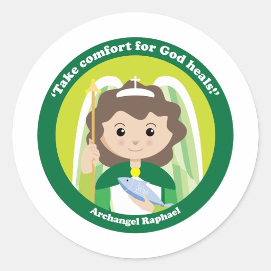 St. Raphael大天使 ラウンドシール (正面)
