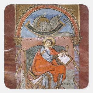 St. Riquierの福音からのSt Luke、 スクエアシール