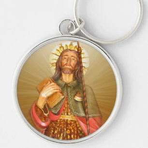 St. Rocco -サンRocco -はSt. Roch Keychainを放射します キーホルダー