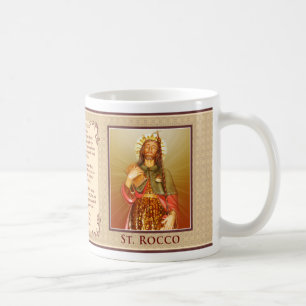 St. Rocco -祈りの言葉のマグ コーヒーマグカップ