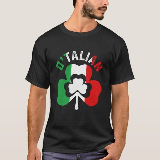 St Saint Patricks Day Irish Italian O'talian Tシャツ (正面)