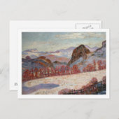 St. Sauves d'Auvergne, c.1900 (パネル上の油) ポストカード (正面/裏面)