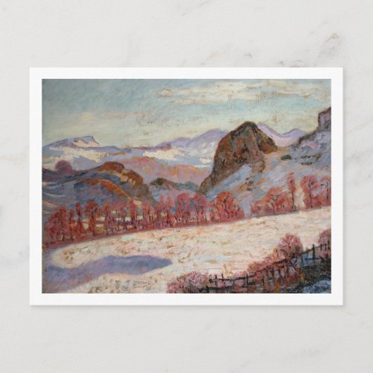 St. Sauves d'Auvergne, c.1900 (パネル上の油) ポストカード (正面)