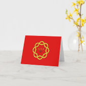 St Saviour flag カード (黄色い花)