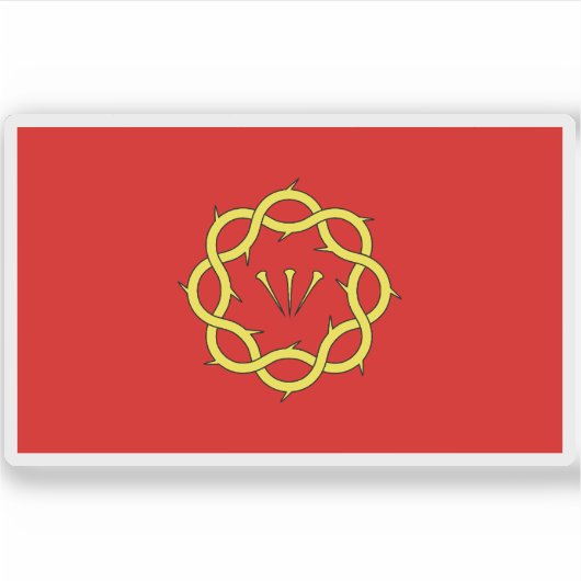 St Saviour flag シール (正面)