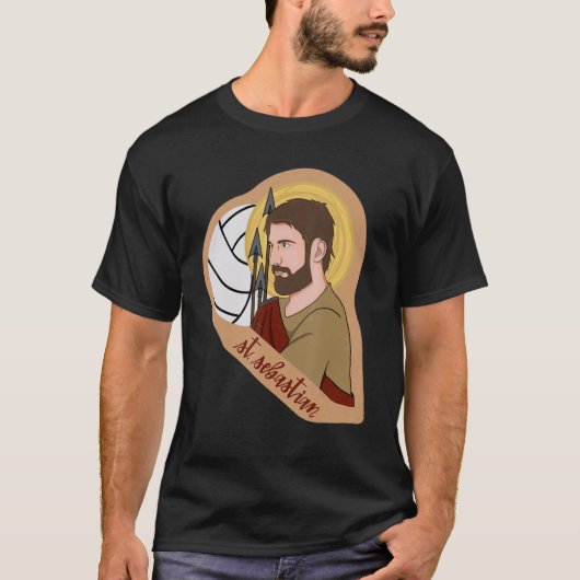 St Sebastian Archery Archer Catholic Patron Saint  Tシャツ (正面)