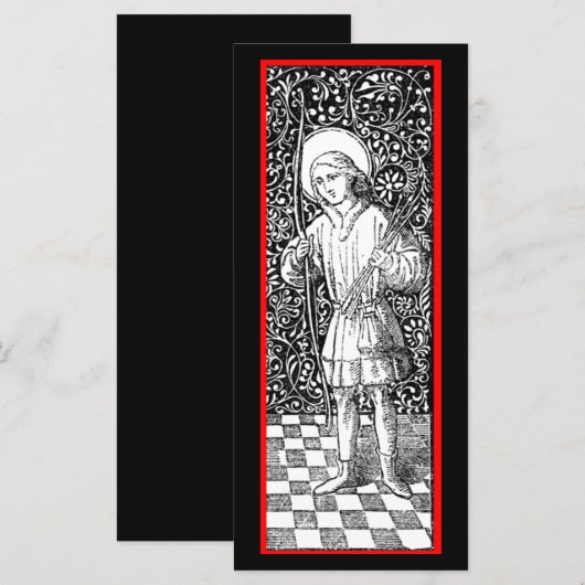 St. Sebastian (BG 01b)カード (正面/裏面)