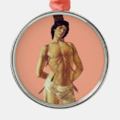 St. Sebastian by Boticelli, recontextualized メタルオーナメント (正面)