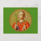 St. Sebastian (SNV 24) （ラウンドイメージ）水平Po ポストカード (正面)