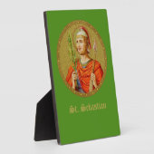 St. Sebastian (SNV 24) (ラウンドイメージ) 5"x7" フォトプラーク (側面)