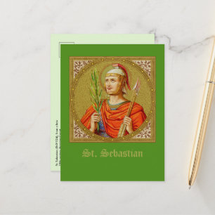 St. Sebastian (SNV 24) (正方形イメージ)垂直 ポストカード