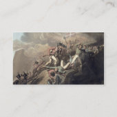 St. Sebastians、「勝利者からの第31威厳があるな1813年、 名刺 (裏面)