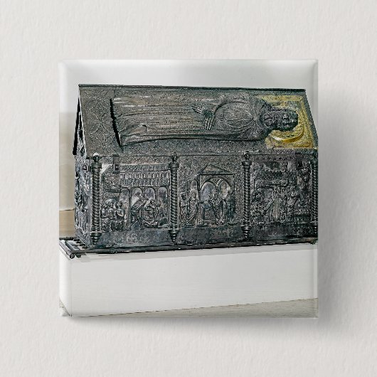 St. Simeonの残物を含んでいる小箱 缶バッジ (正面)