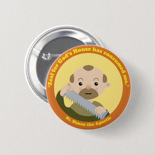 St Simon使徒 缶バッジ (正面&裏面)