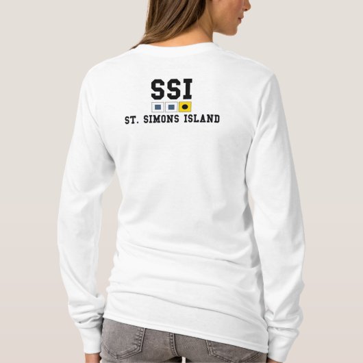 St. Simonsの島 Tシャツ (裏面)