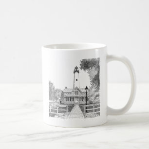 St. Simonsの灯台 コーヒーマグカップ