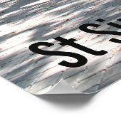 St Simons GA Wandering Oak写真 ポスター (角)