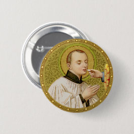 St Stanislaus Kostka (SNV 25)ラウンドピンバックボタン 缶バッジ