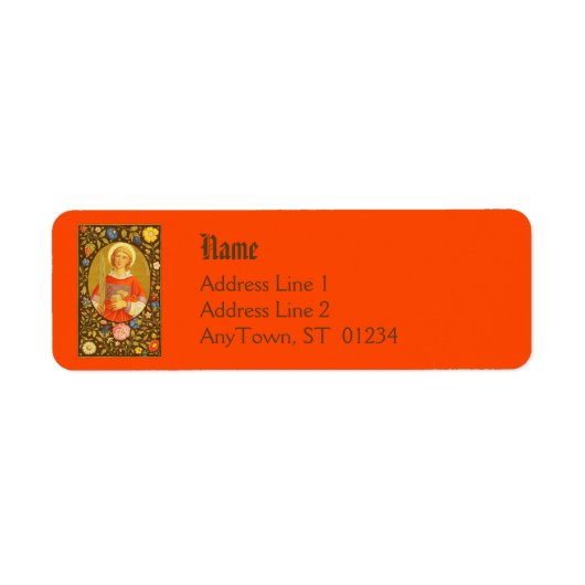 St. Stephen (PM 08) NB Ret Add Label 1a ラベル (正面)