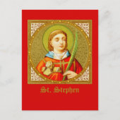 St. Stephen (SNV 26) （正方形イメージ）垂直 ポストカード (正面)