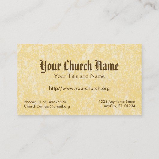 St. Stephen the ProtoMartyr (PM 08) FB標準 名刺 (裏面)