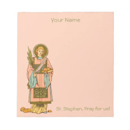St. Stephen the ProtoMartyr (RLS 17) 5.5"x6" ノートパッド