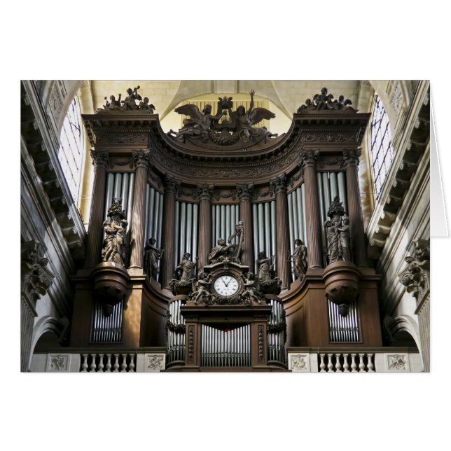 St Sulpice、パリ (正面横)